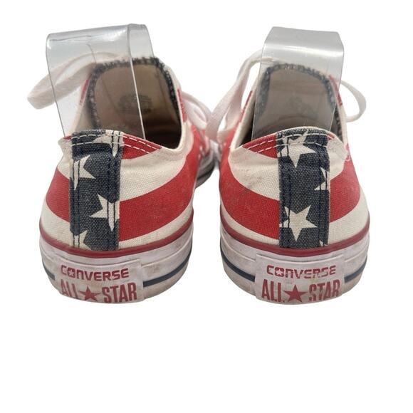 Converse UNISEX All Star OX Chuck Taylor Low M3494 American Flag MEN 8 / WMN 10 - Picture 6 of 12